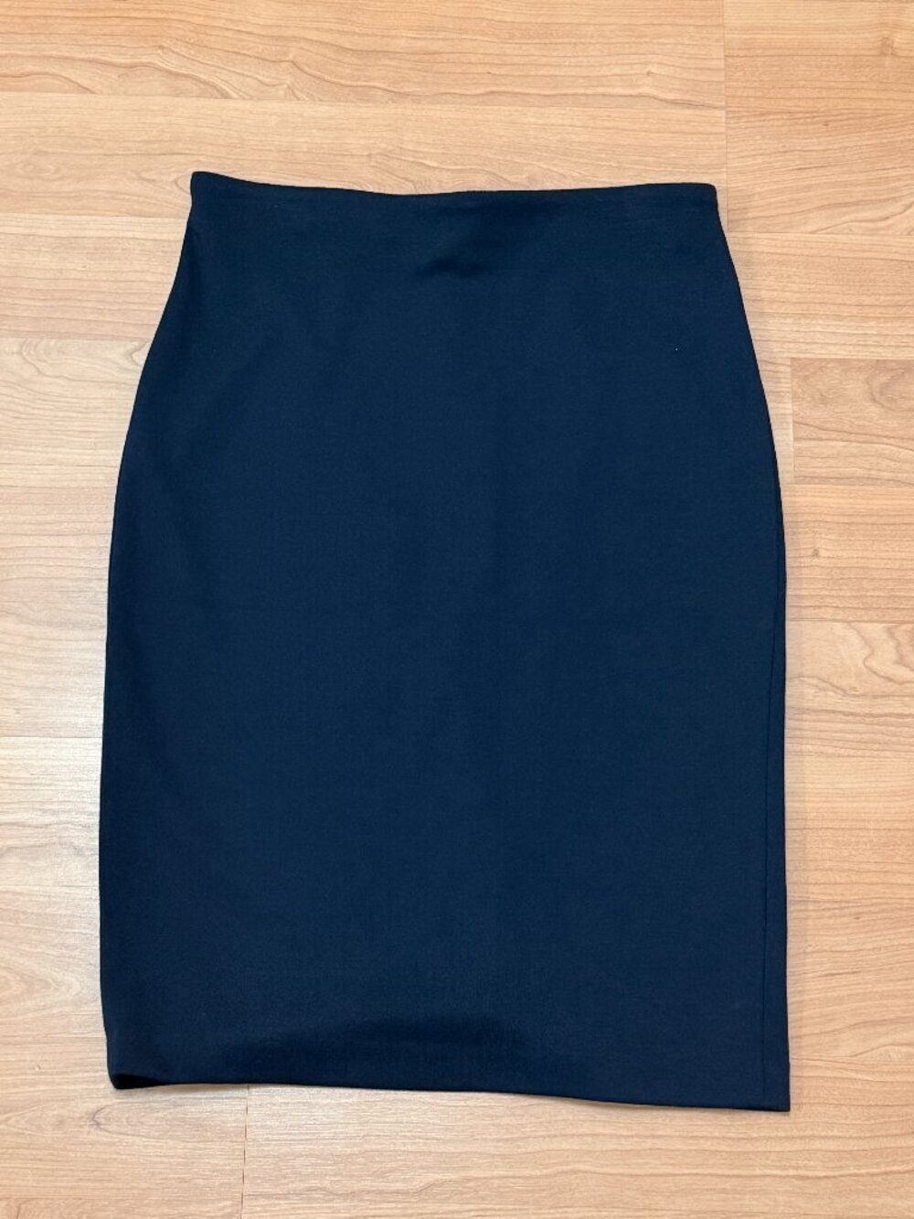 Philosophy Navy Night Life Pencil Midi Skirt Sz 4